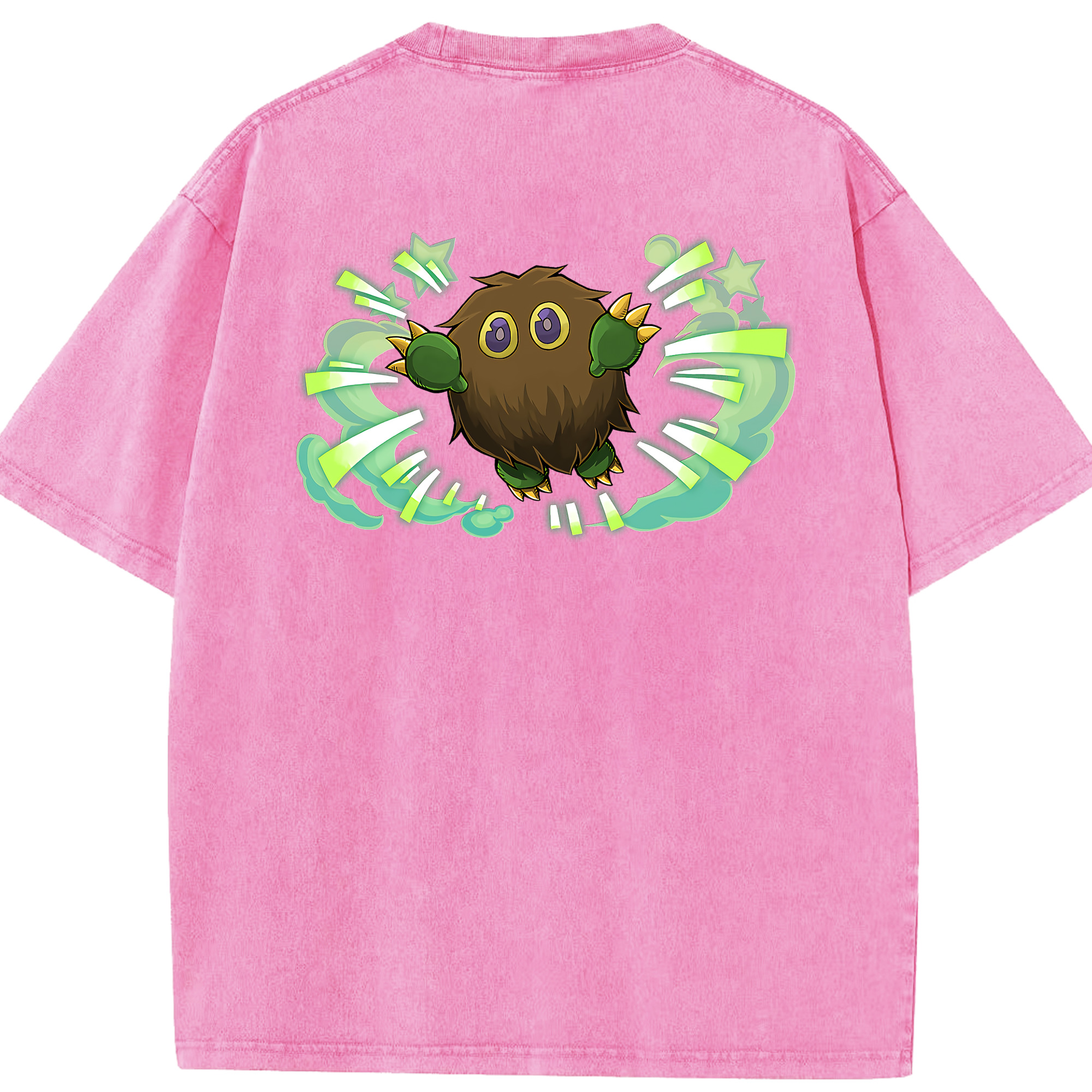 （画像用） 遊☆戯☆王 Yu-Gi-Oh! 綿100% ヴィンテージ風 半袖Tシャツ（背面プリント）